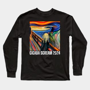 Cicada scream 2024 Long Sleeve T-Shirt